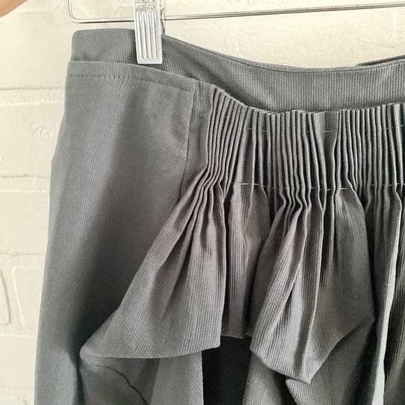 Anthropologie x Noa Noa Mini Skirt A-Line asymmetrical Academia Black S - Picture 4 of 11